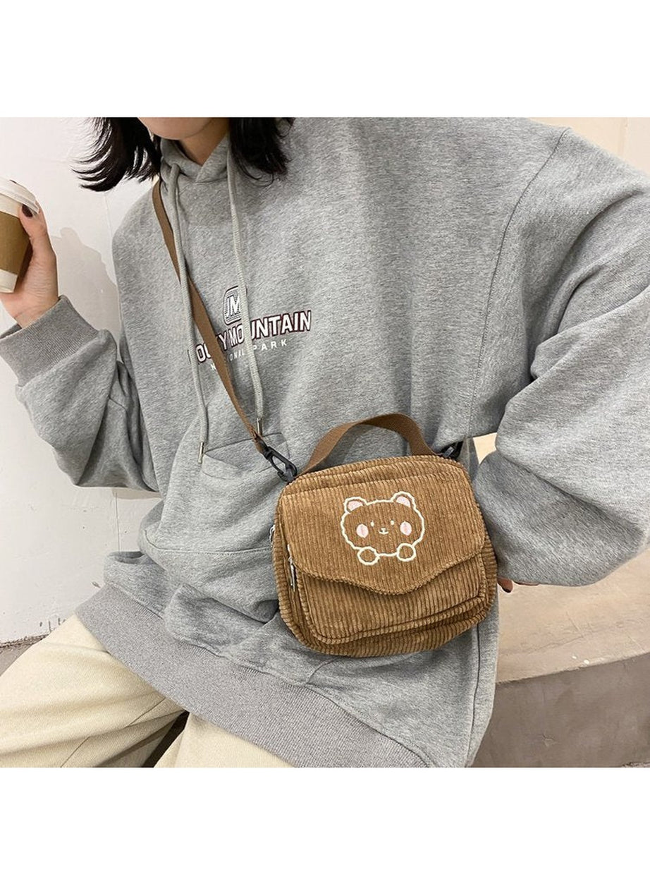 Y2k Preppy Aesthetic Zipper Bag