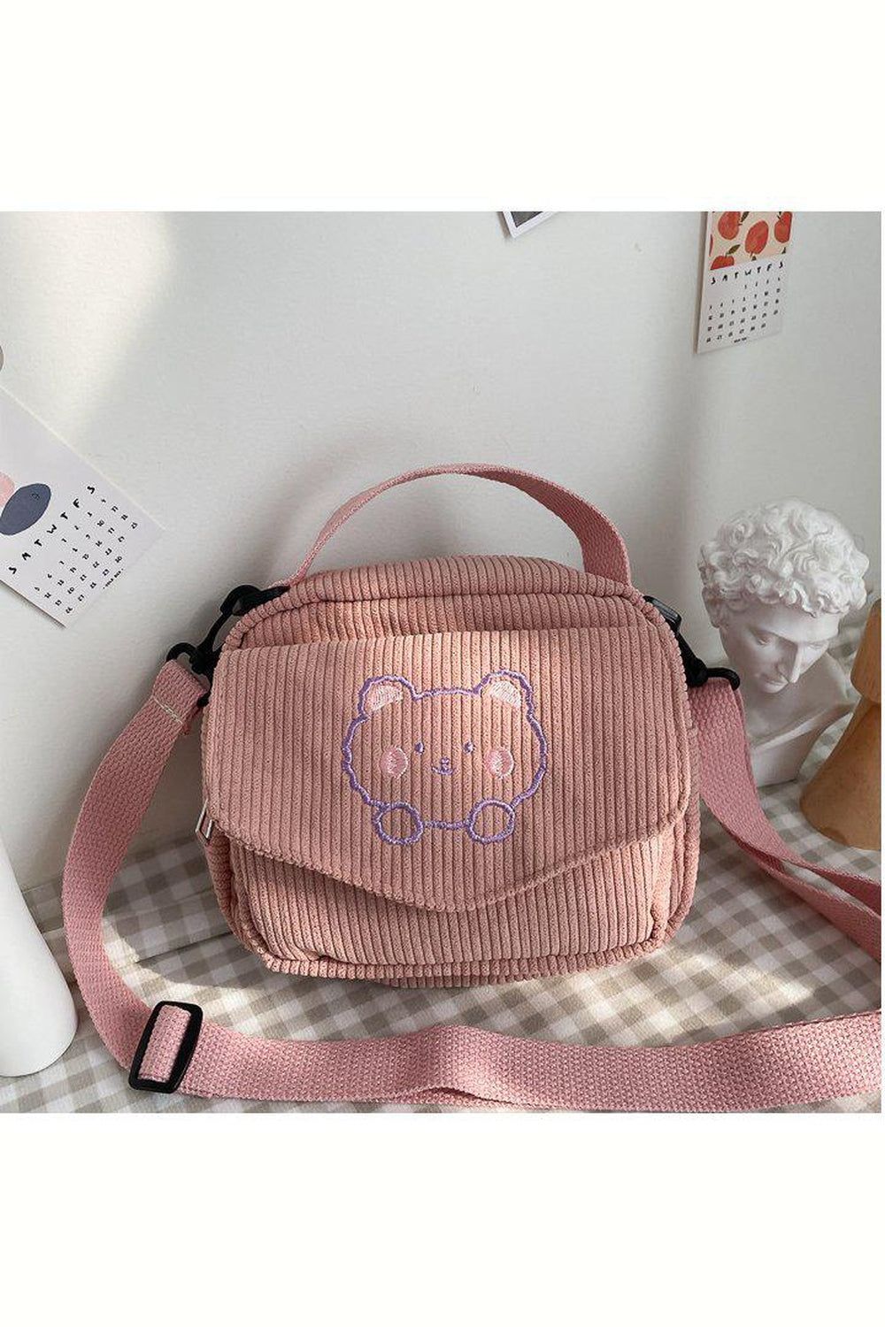 Y2k Preppy Aesthetic Zipper Bag