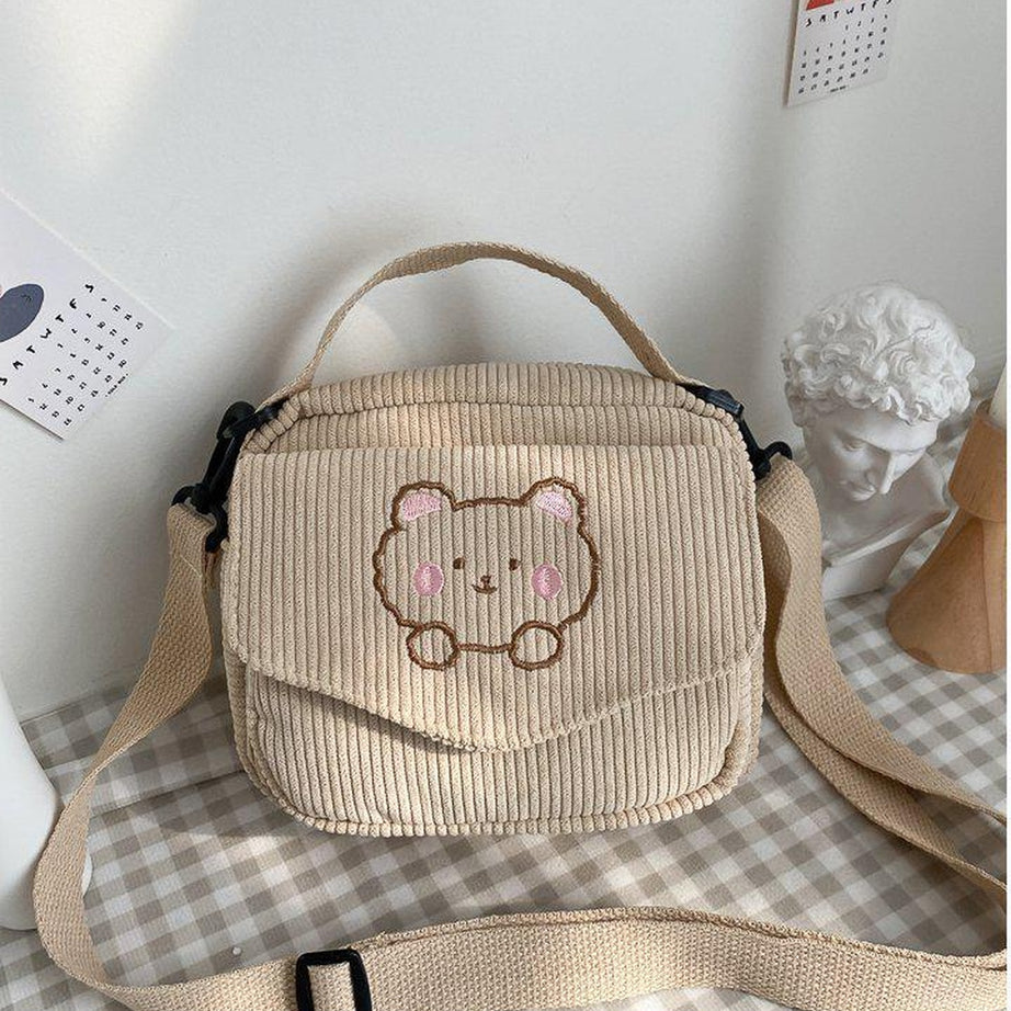 Y2k Preppy Aesthetic Zipper Bag