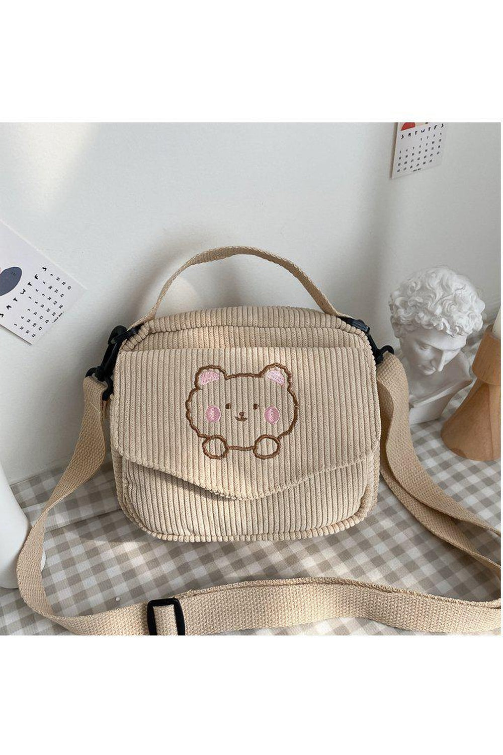 Y2k Preppy Aesthetic Zipper Bag