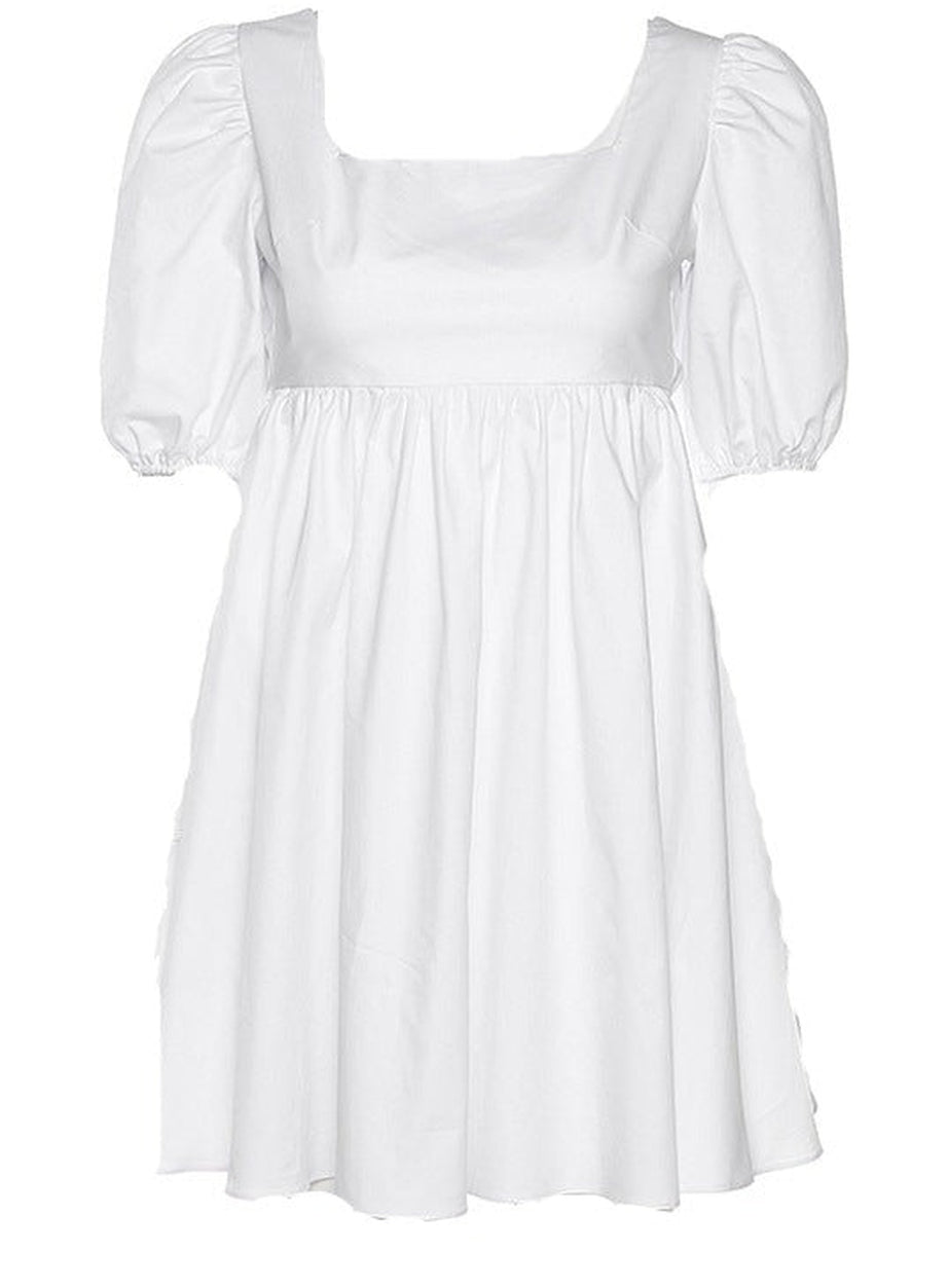 Y2k Preppy Backless Lace Up Mini Dress