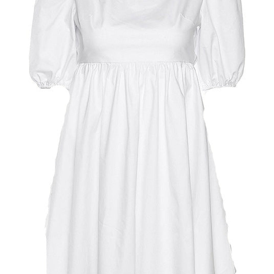 Y2k Preppy Backless Lace Up Mini Dress