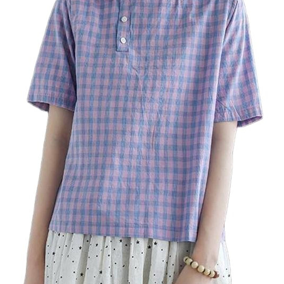 Y2k Preppy Casual Blouses Shirt