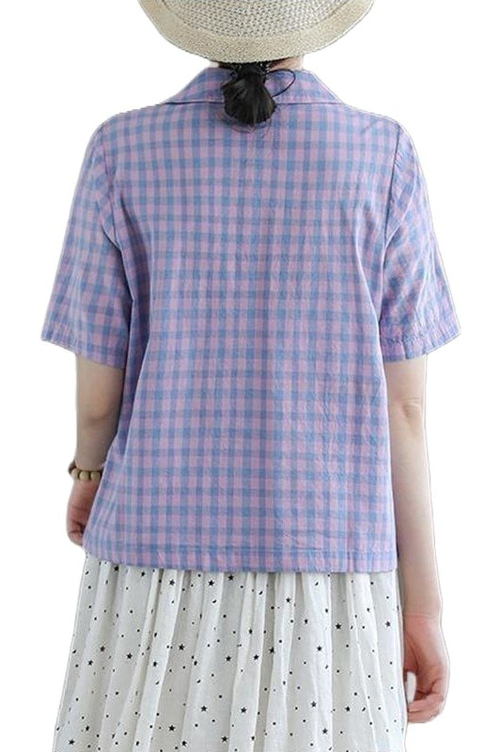 Y2k Preppy Casual Blouses Shirt