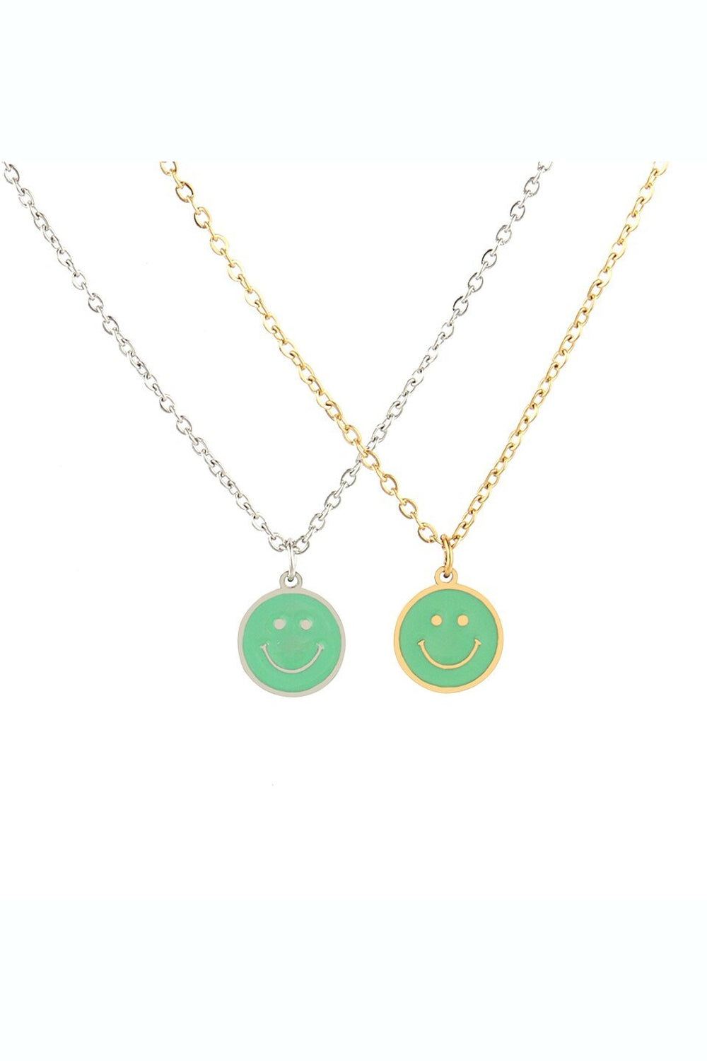 Y2k Preppy Color Smiley Necklace
