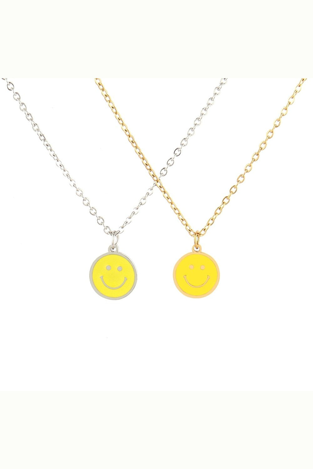Y2k Preppy Color Smiley Necklace