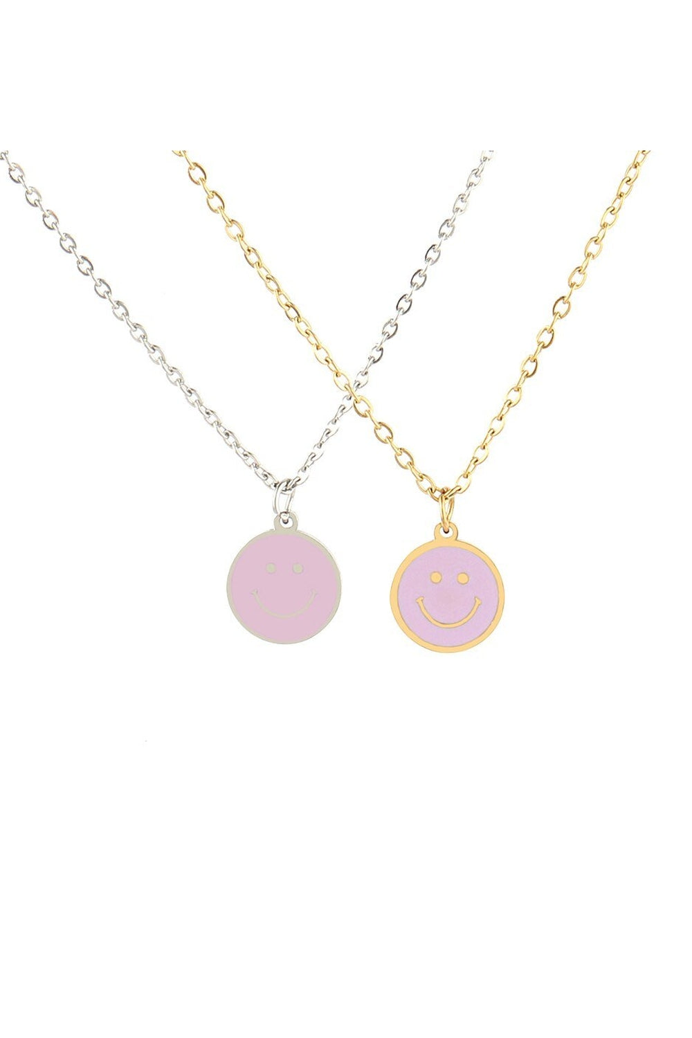 Y2k Preppy Color Smiley Necklace