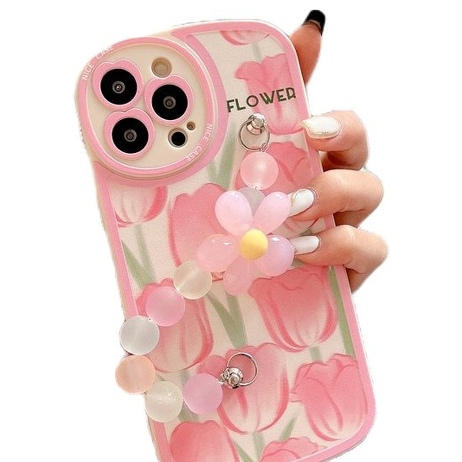 Y2k Preppy Cute Flower Case for iPhone