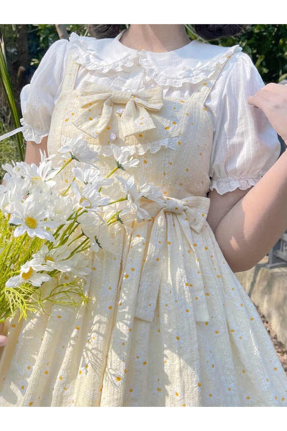 Y2k Preppy Lace Mesh Blouse