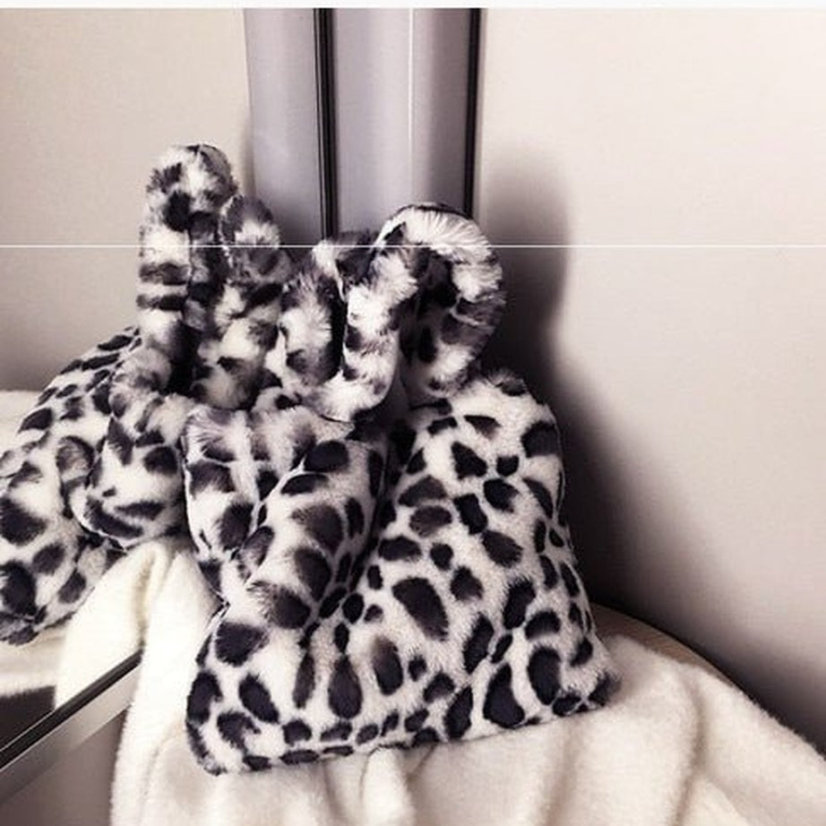 Y2k Preppy Large Cute Plush Handbag