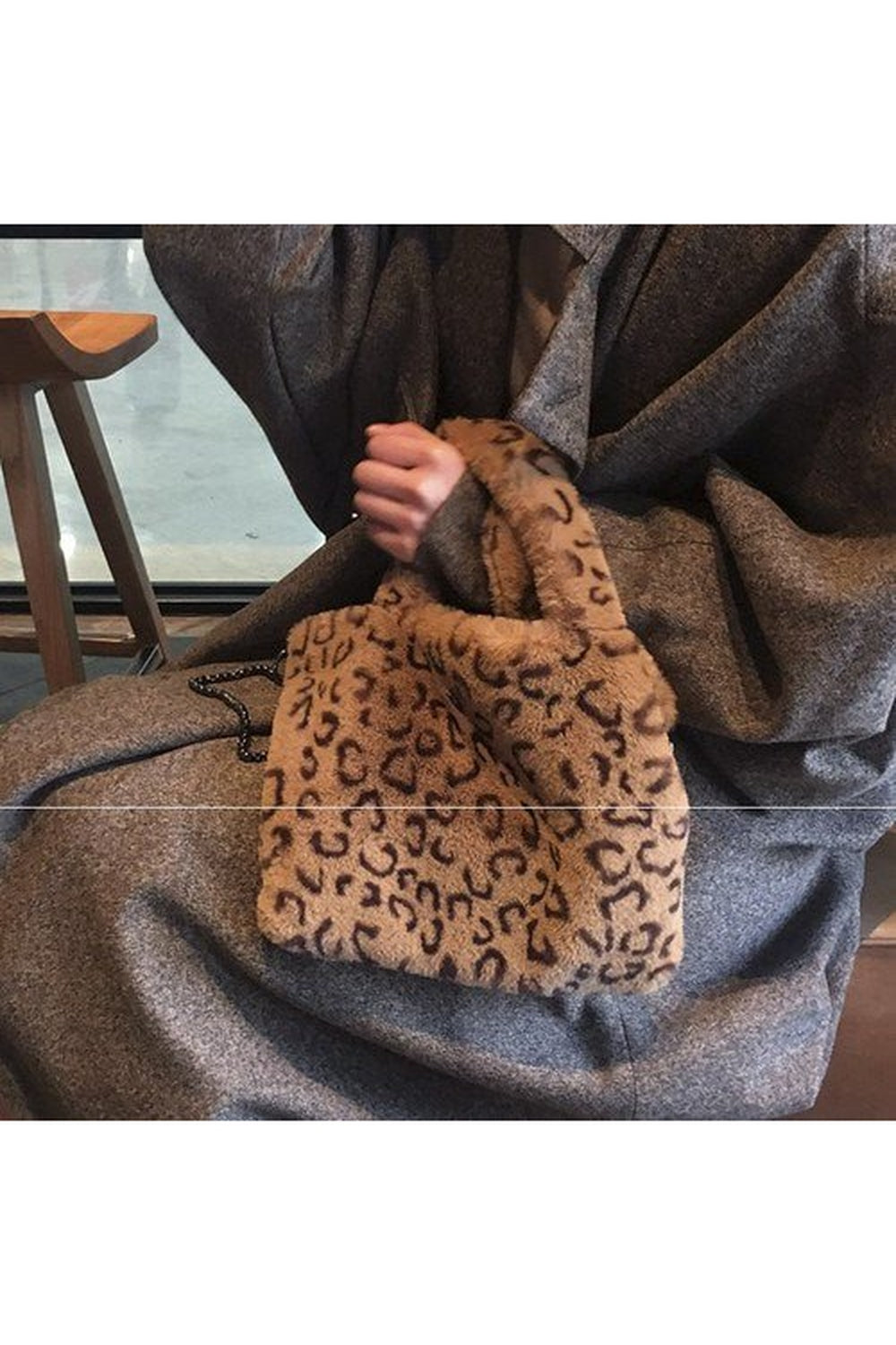 Y2k Preppy Large Cute Plush Handbag