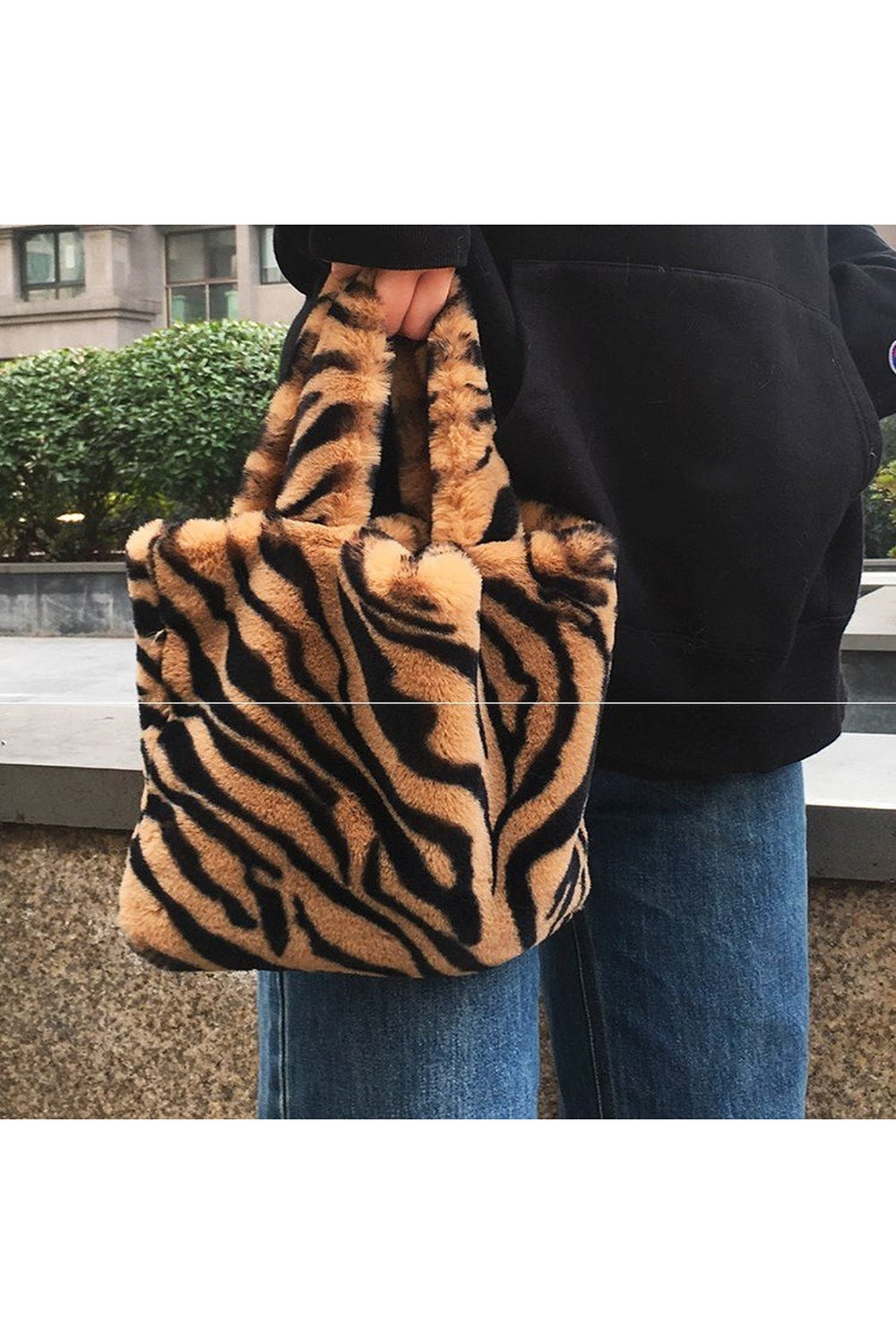 Y2k Preppy Large Cute Plush Handbag