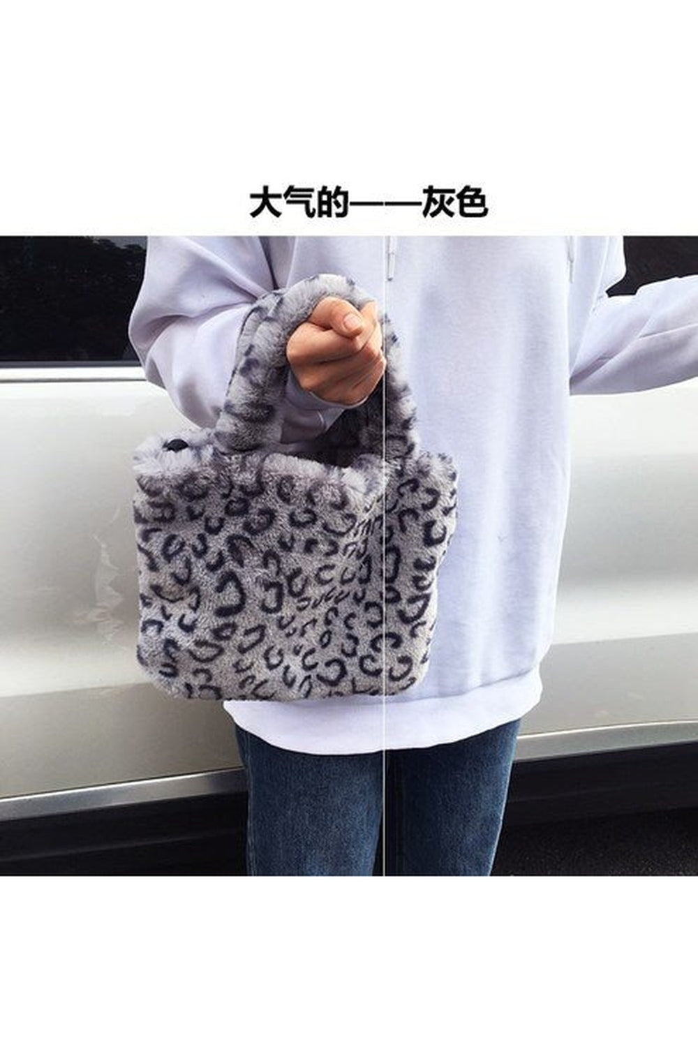 Y2k Preppy Large Cute Plush Handbag