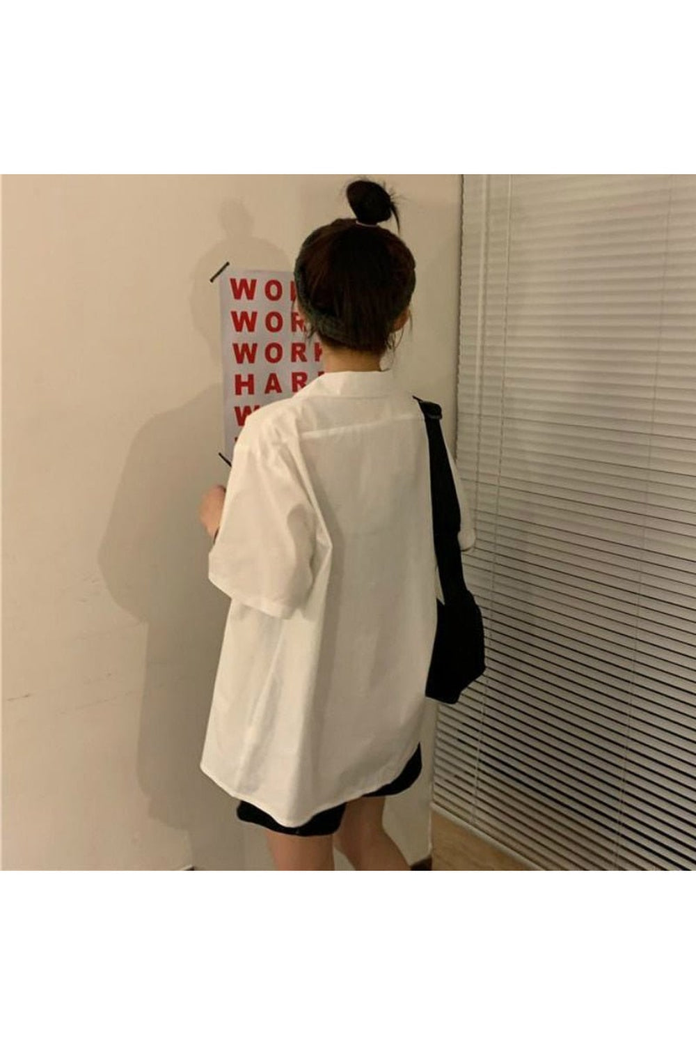 Y2k Preppy Loose Shirt