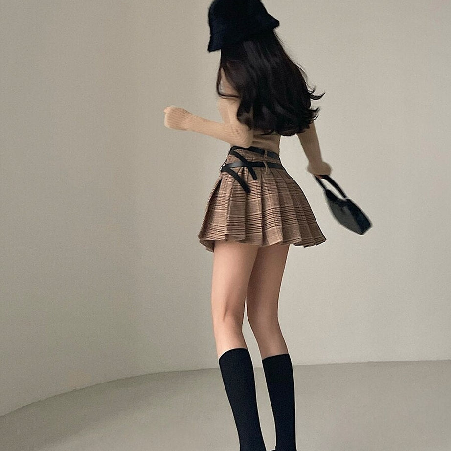 Y2k Preppy Plaid Skirt