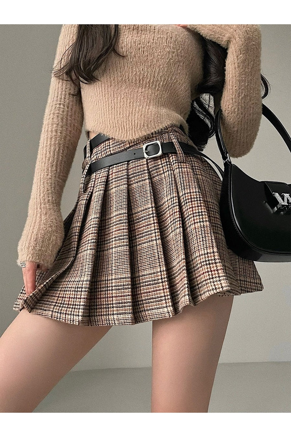 Y2k Preppy Plaid Skirt