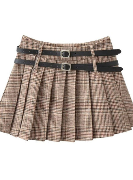 Y2k Preppy Plaid Skirt