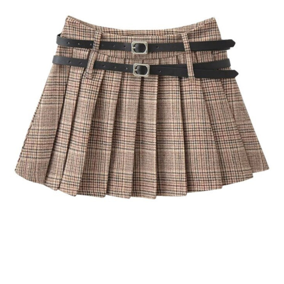 Y2k Preppy Plaid Skirt