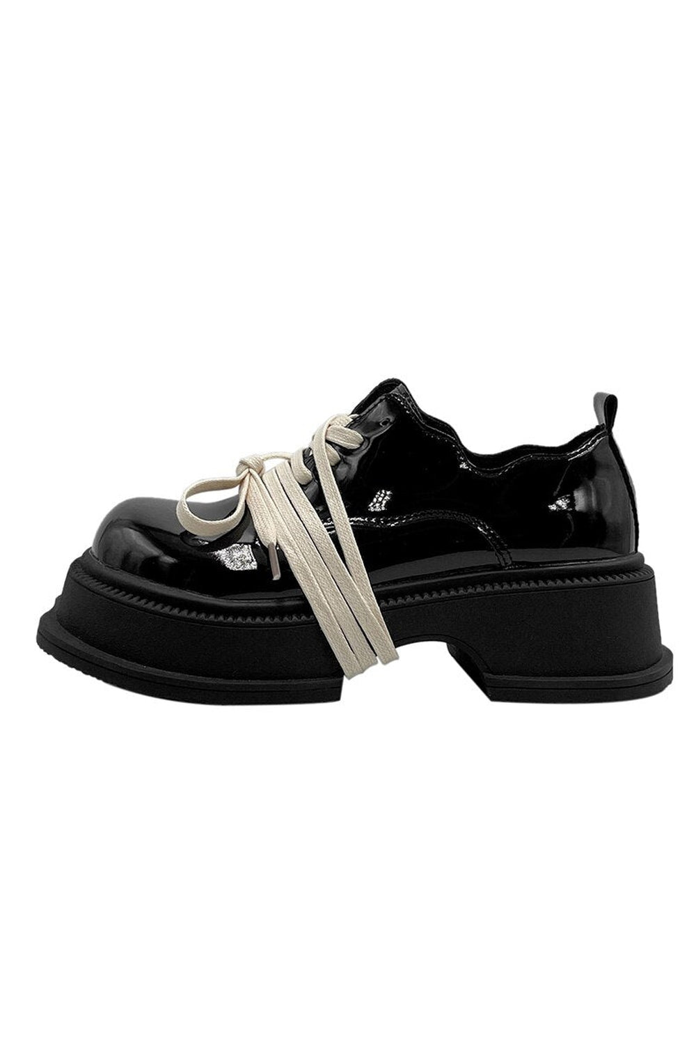 Y2k Preppy Platform British Style Shoes