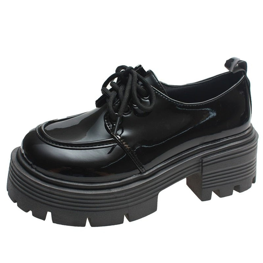 Y2k Preppy Platform Shoes