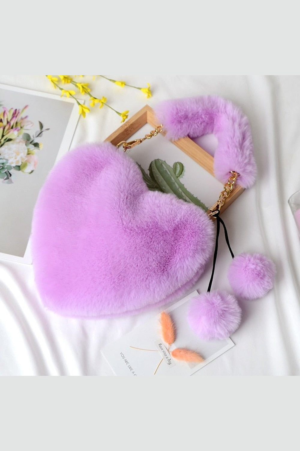 Y2k Preppy Plush Handbag