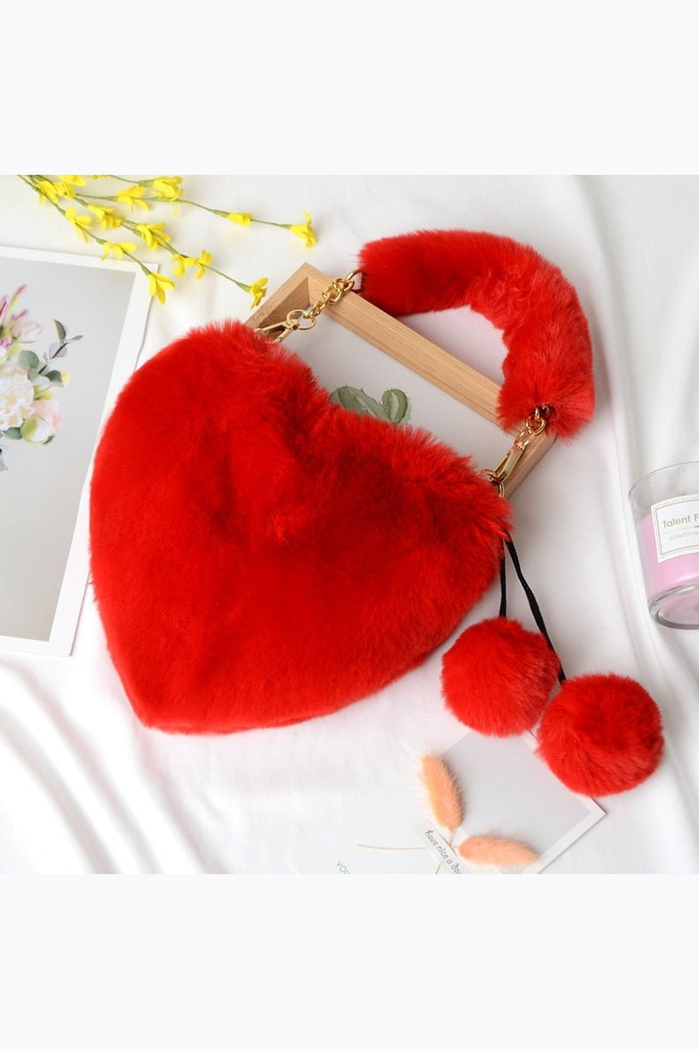 Y2k Preppy Plush Handbag