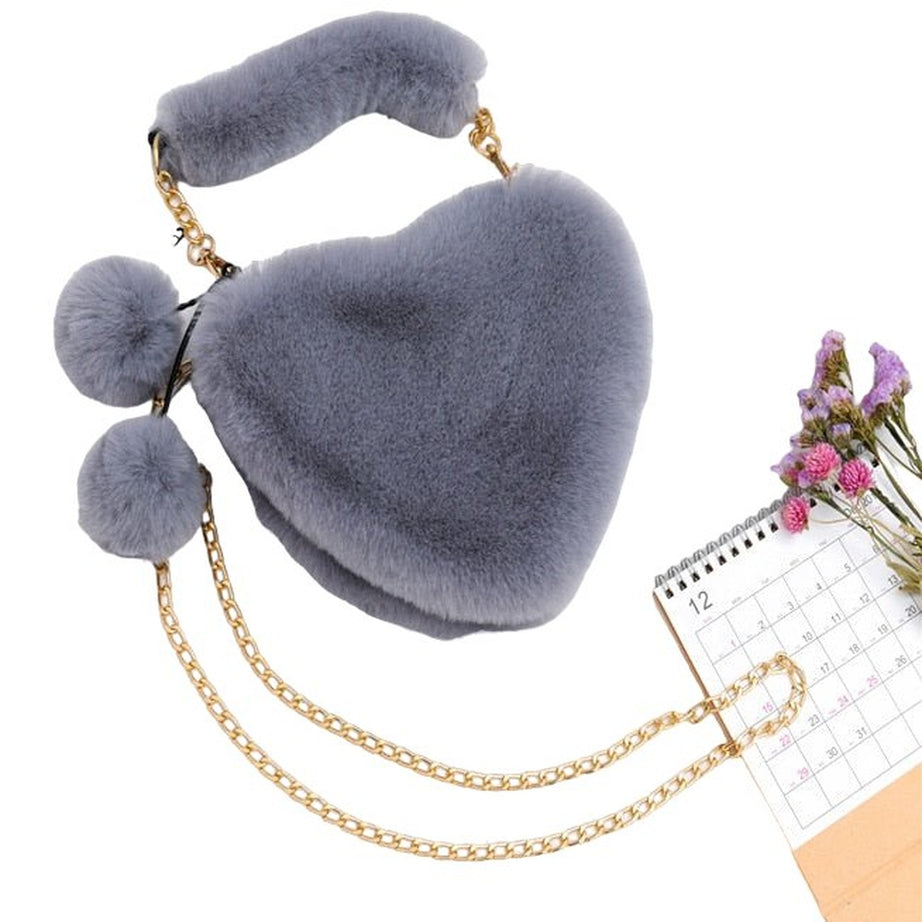 Y2k Preppy Plush Handbag