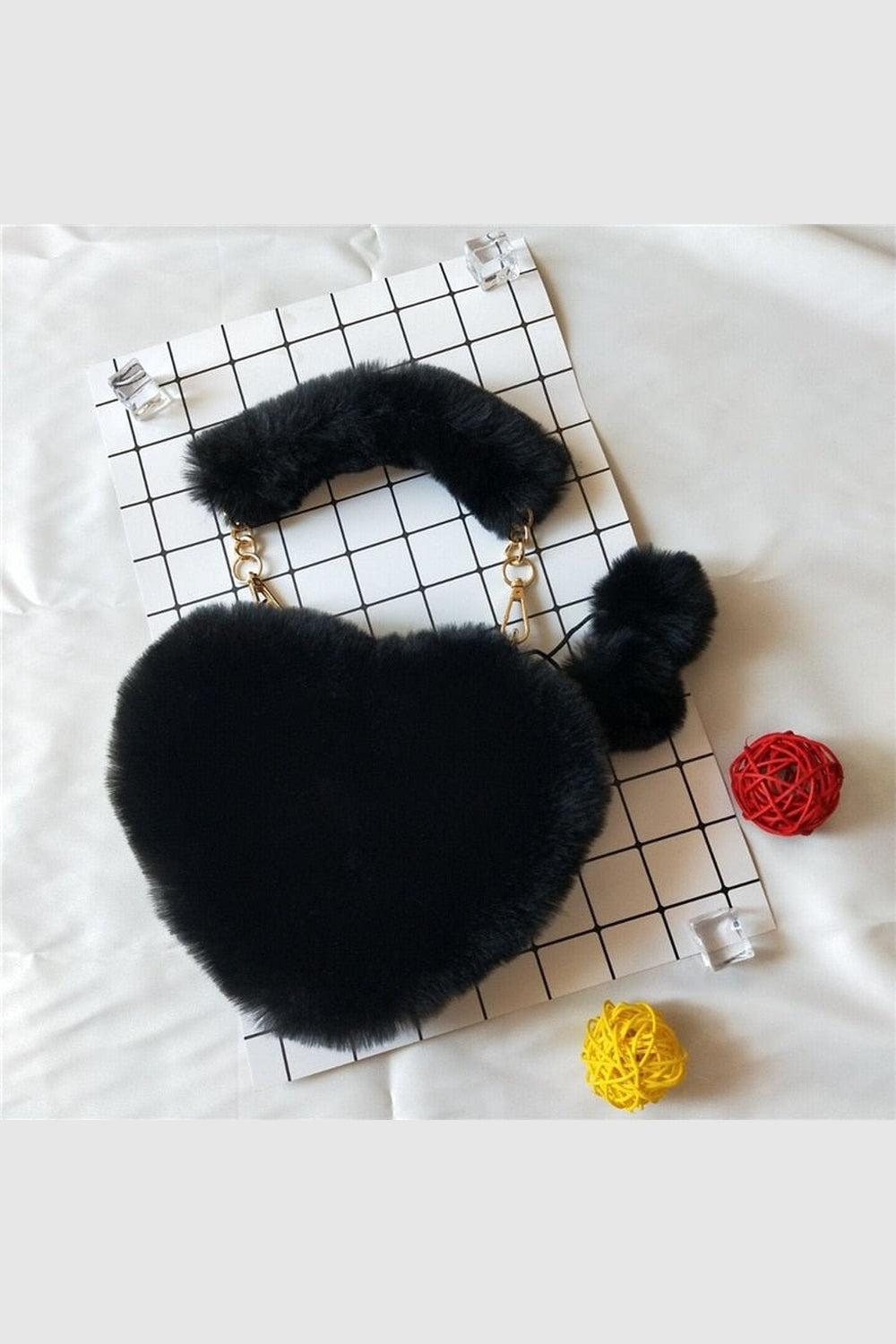 Y2k Preppy Plush Handbag