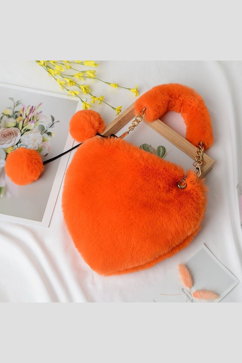 Y2k Preppy Plush Handbag