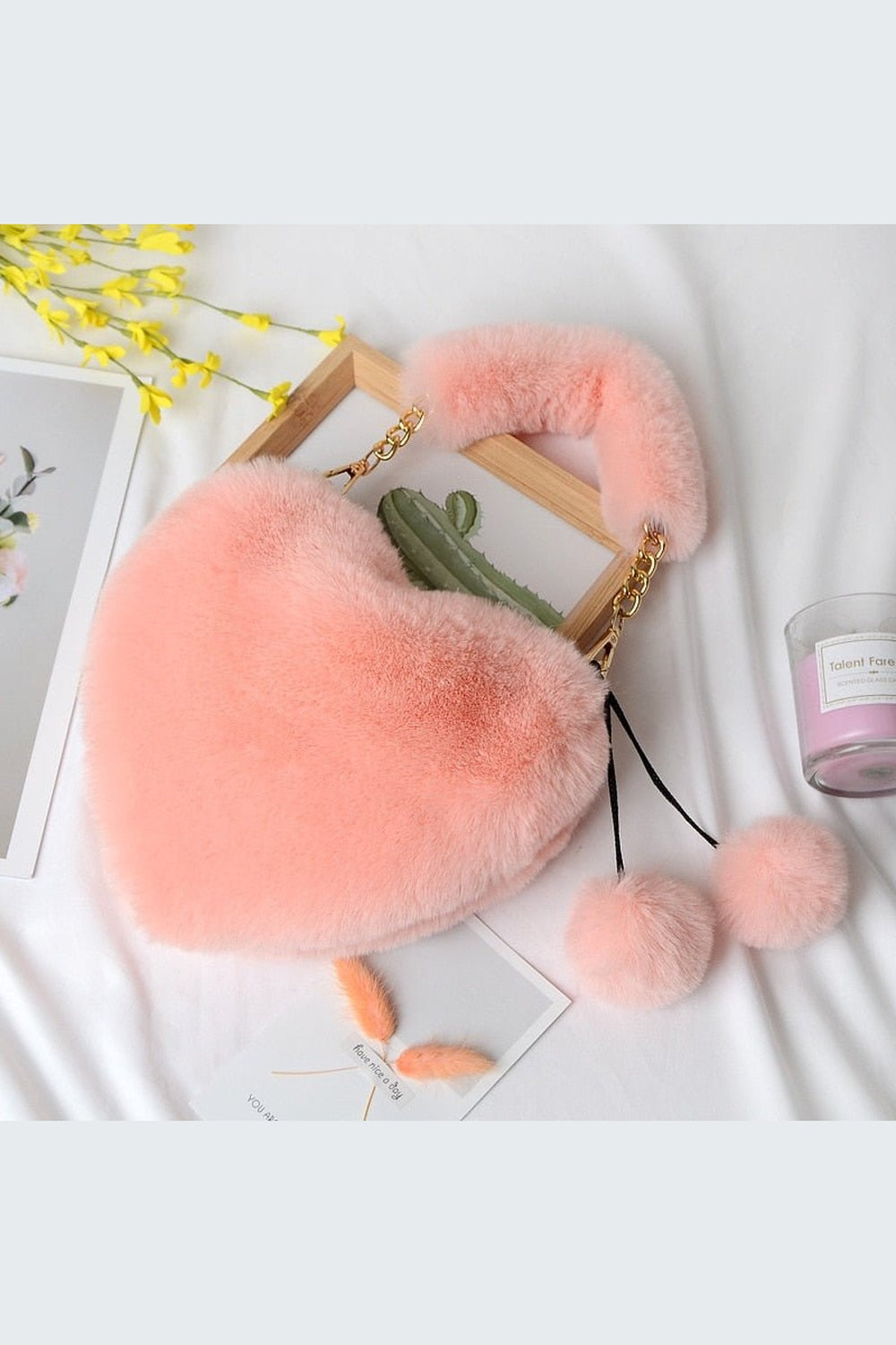 Y2k Preppy Plush Handbag