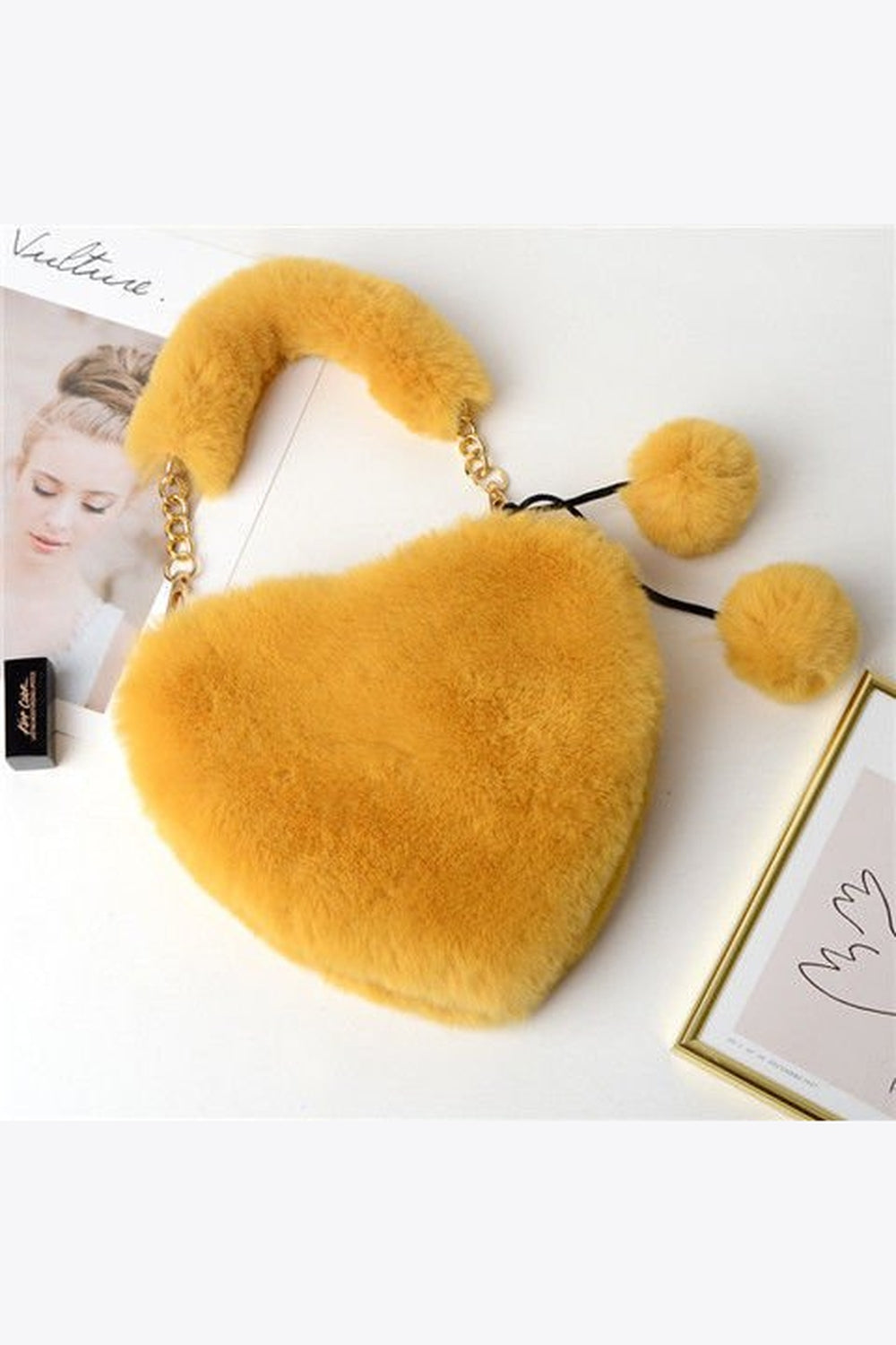 Y2k Preppy Plush Handbag