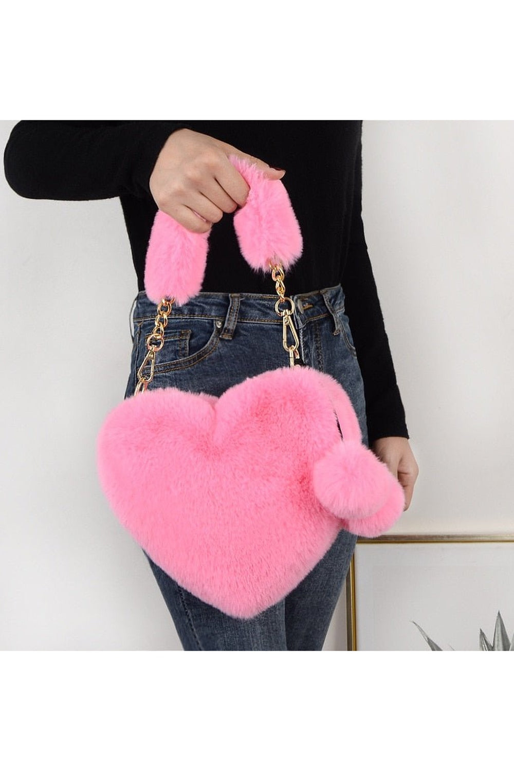Y2k Preppy Plush Handbag