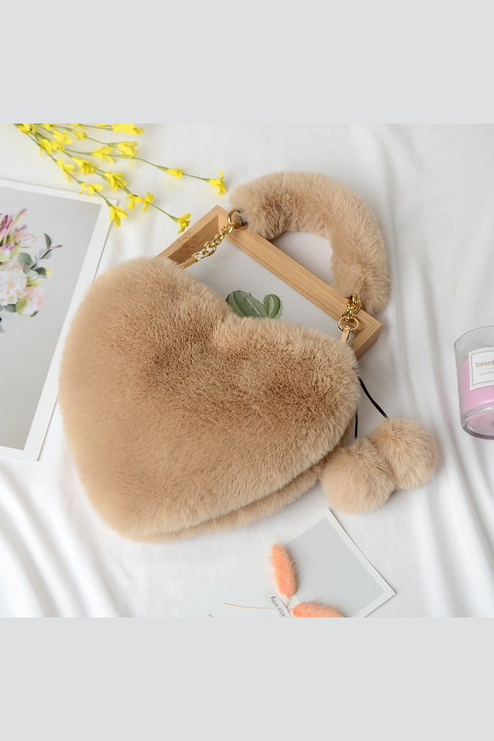 Y2k Preppy Plush Handbag