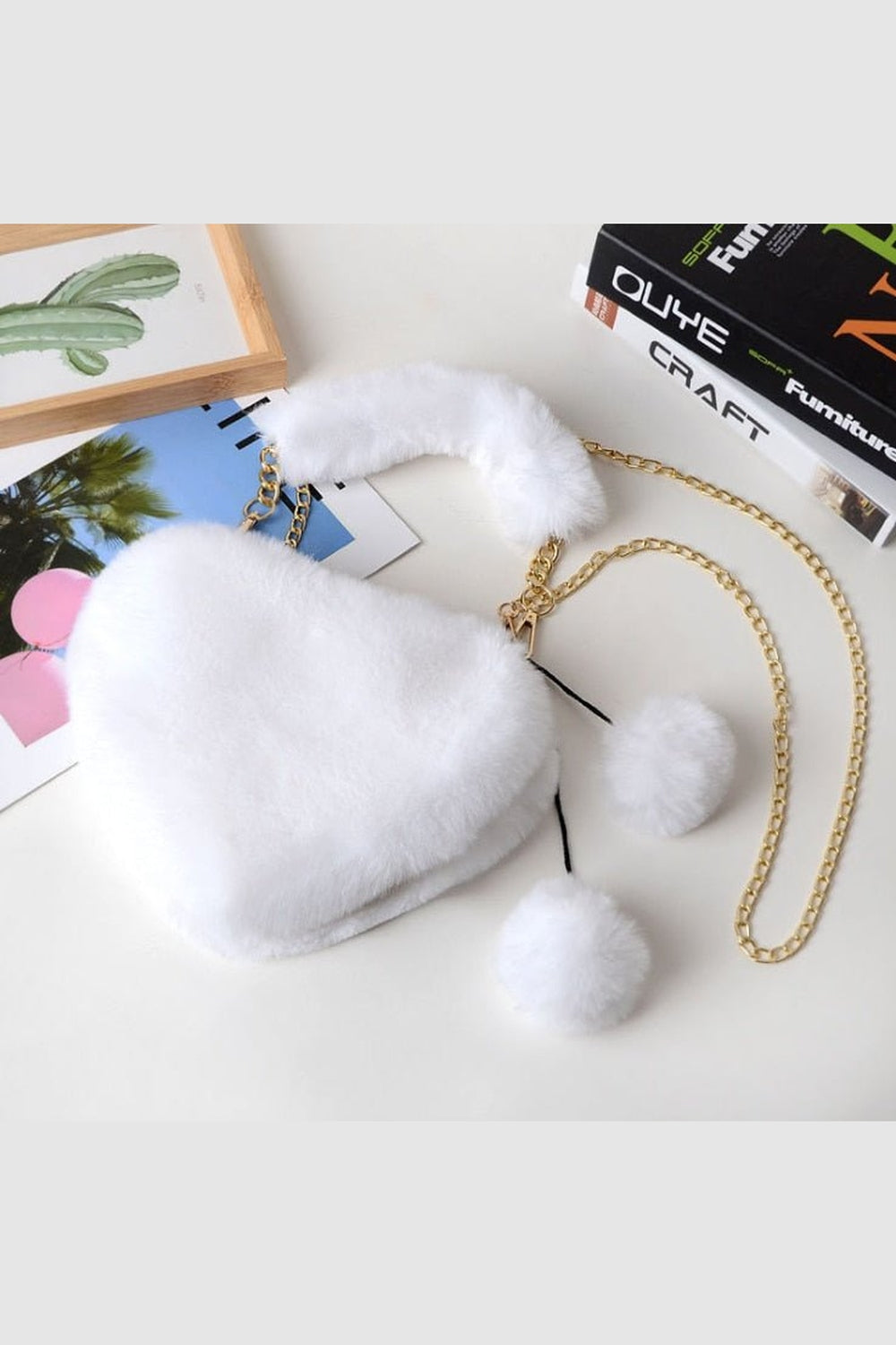 Y2k Preppy Plush Handbag