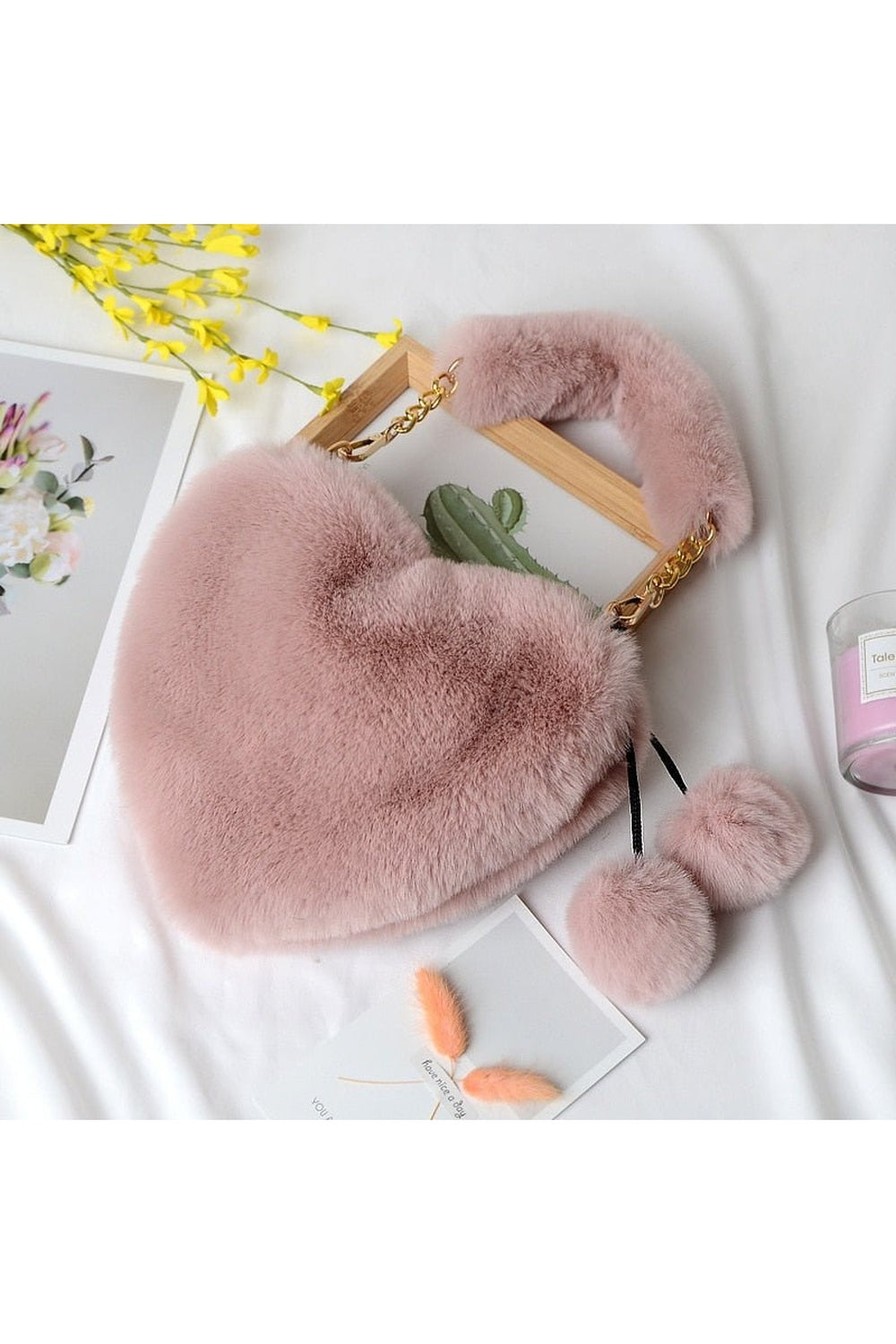 Y2k Preppy Plush Handbag