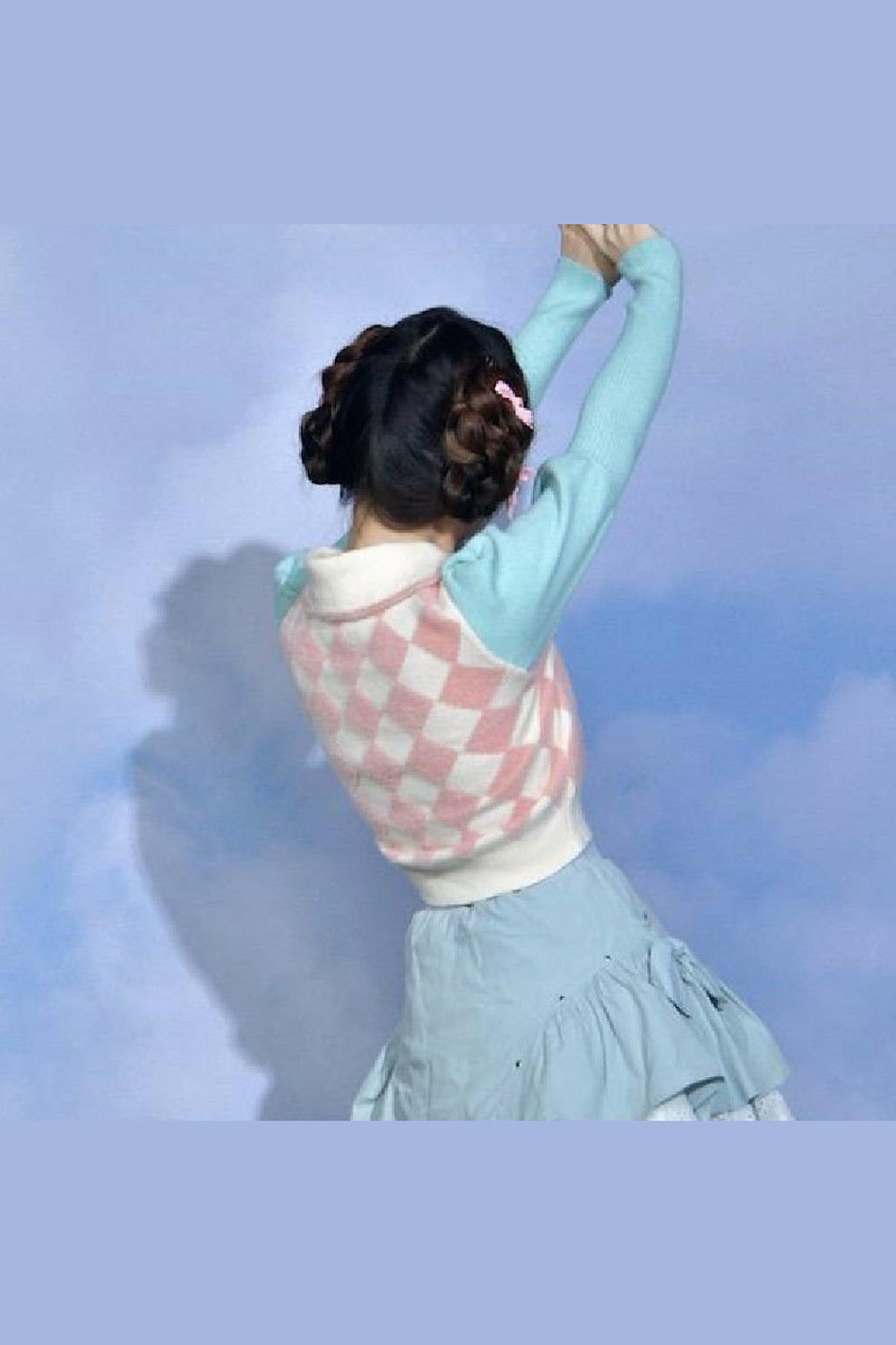 Y2k Preppy Style Crop Knit Cardigans