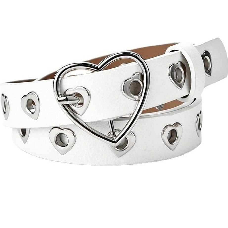 Y2k Preppy Style Heart Belt