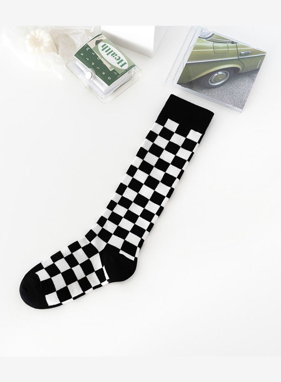 Y2k Preppy Style Knee High Socks
