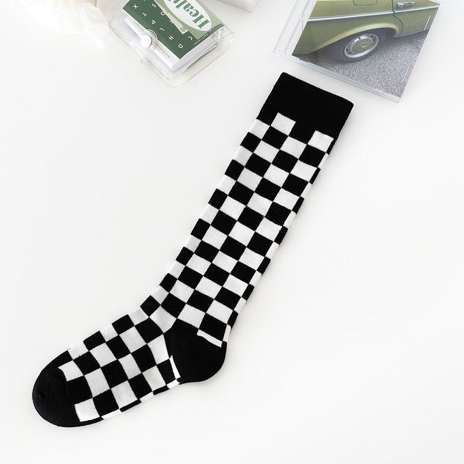 Y2k Preppy Style Knee High Socks