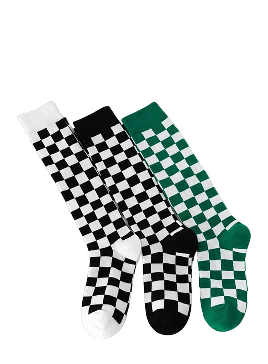 Y2k Preppy Style Knee High Socks