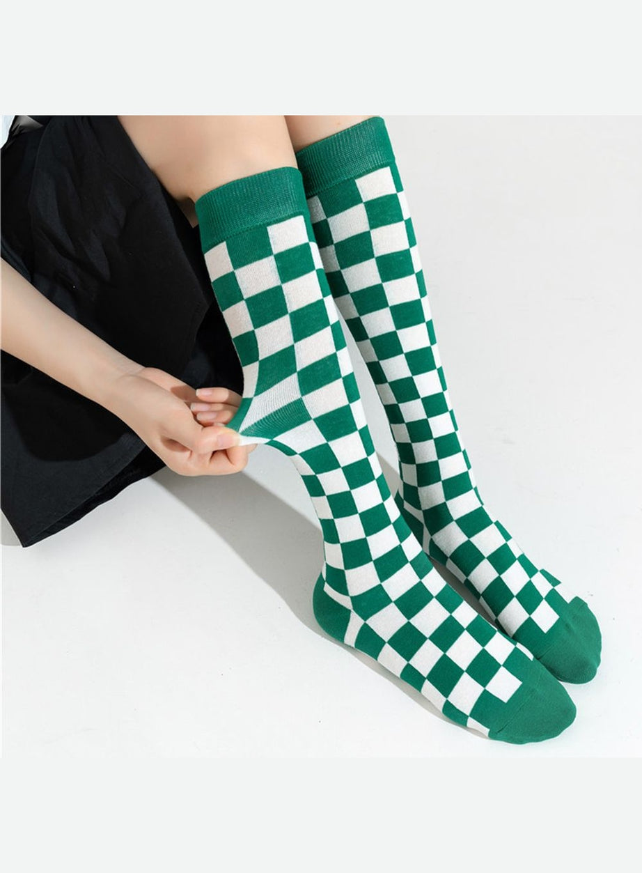 Y2k Preppy Style Knee High Socks
