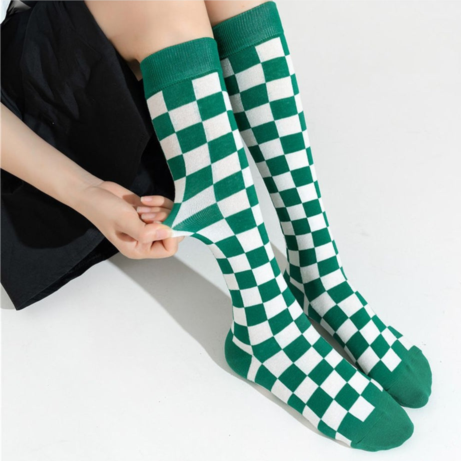 Y2k Preppy Style Knee High Socks