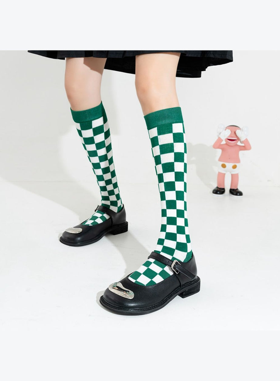 Y2k Preppy Style Knee High Socks