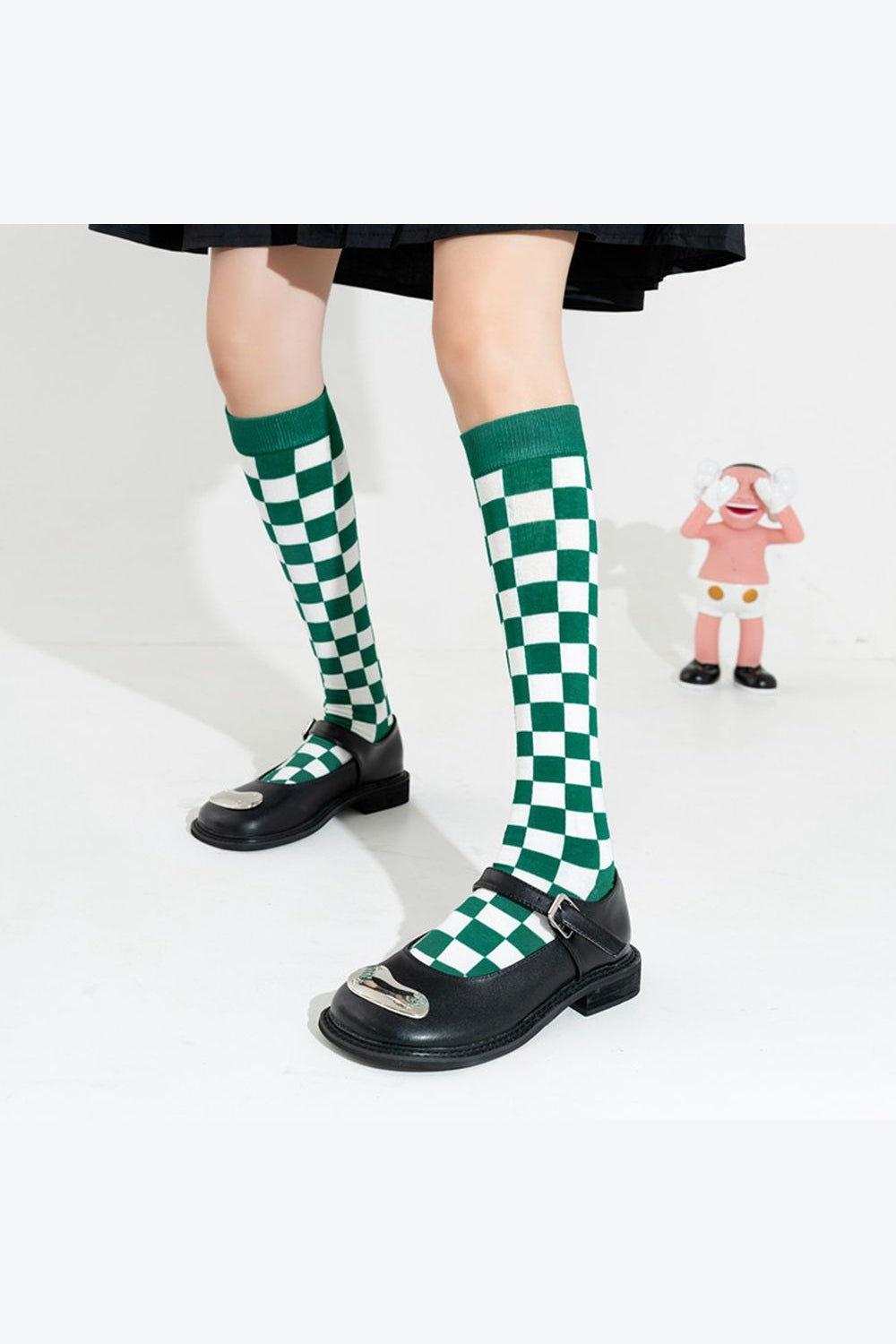 Y2k Preppy Style Knee High Socks