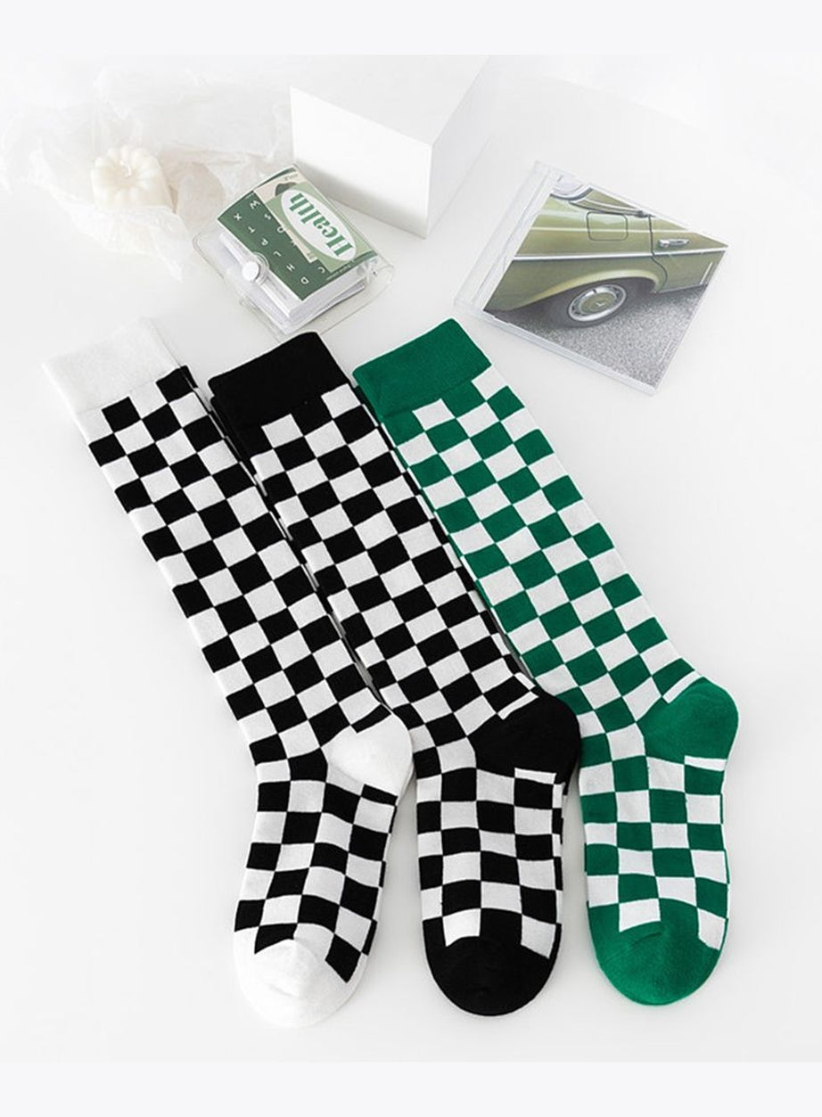 Y2k Preppy Style Knee High Socks
