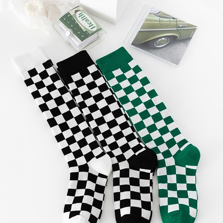 Y2k Preppy Style Knee High Socks