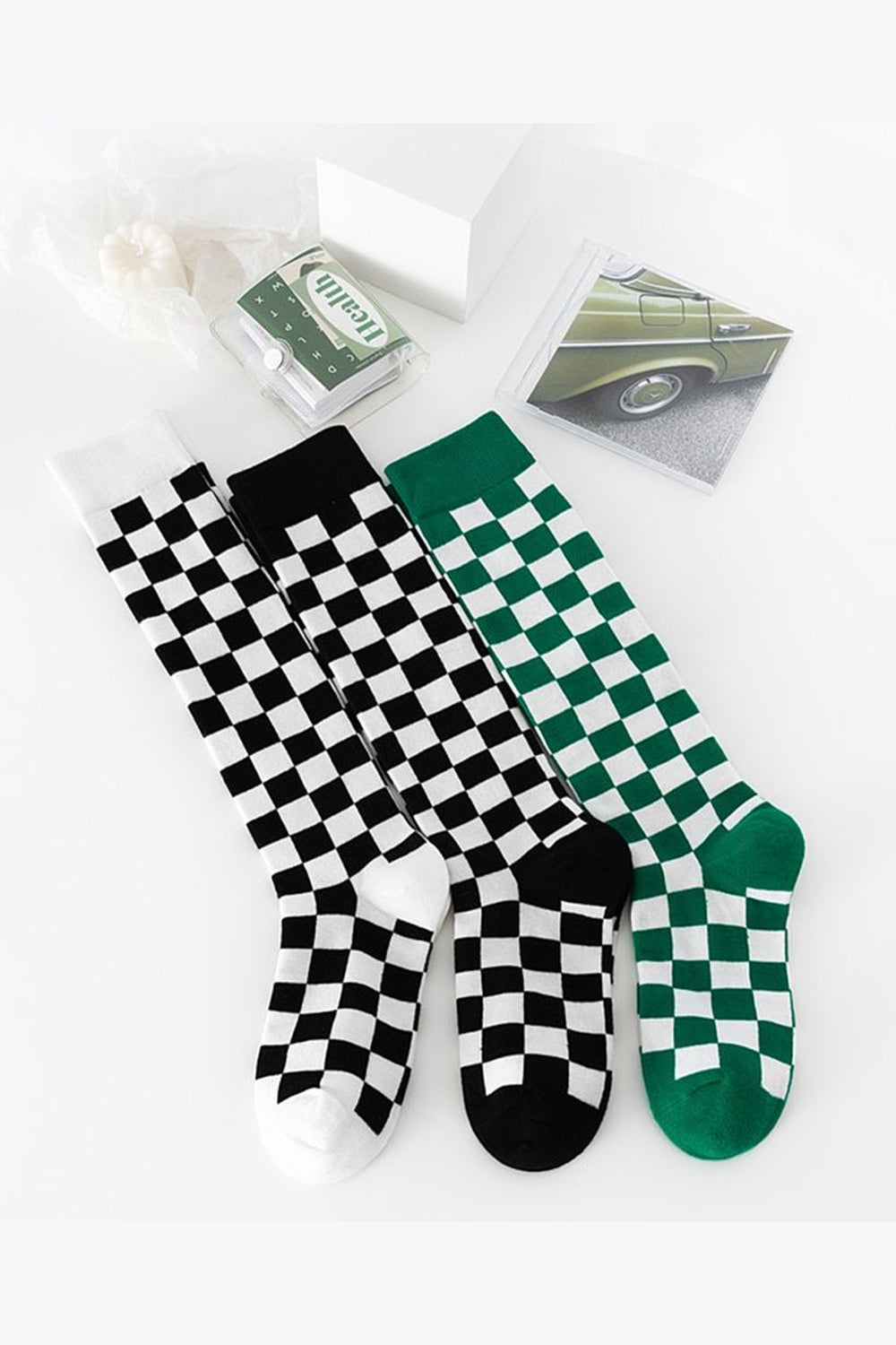 Y2k Preppy Style Knee High Socks