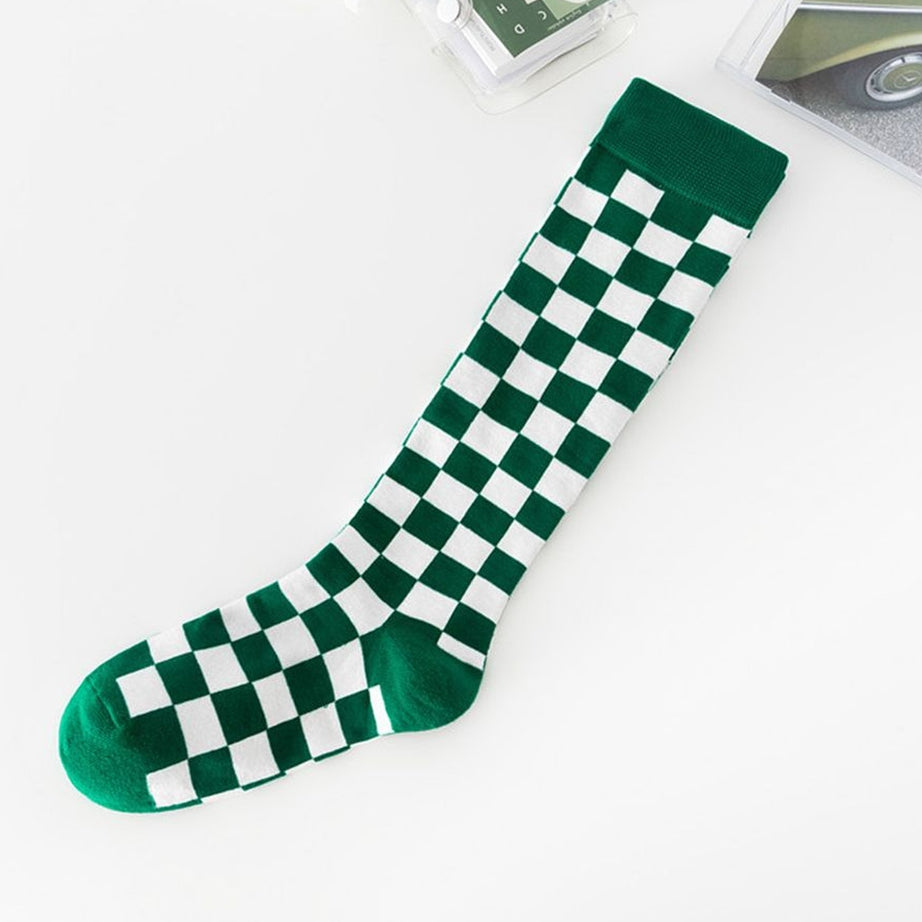 Y2k Preppy Style Knee High Socks