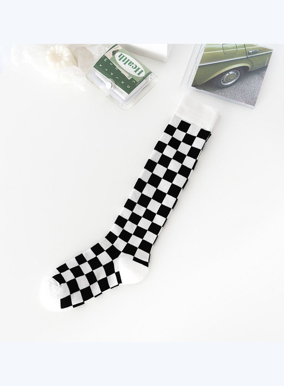 Y2k Preppy Style Knee High Socks