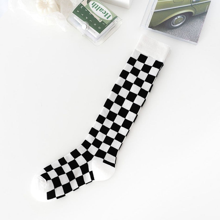 Y2k Preppy Style Knee High Socks